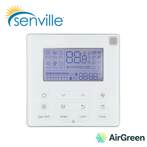 Thermostat mural SENVILLE WRD-RMT23 — vente et installation par AirGreen à Montréal, Laval, Longueuil, Rive-Sud et Rive-Nord