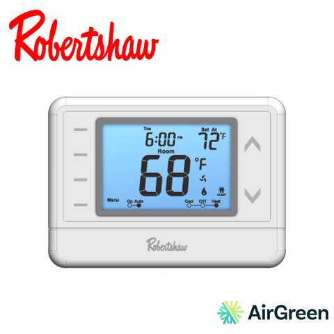 Thermostat ROBERTSHAW Pro-Series RS9210 — vente et installation par AirGreen à Montréal, Laval, Longueuil, Rive-Sud et Rive-Nord