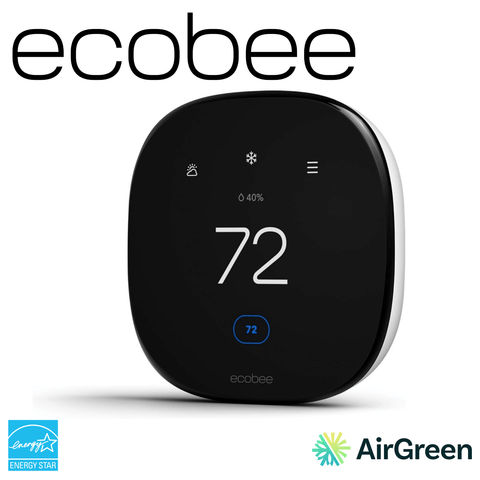 Thermostat ECOBEE ENHANCED | Montréal, Laval, Longueuil, Rive Sud & Rive Nord smart thermostat displayed