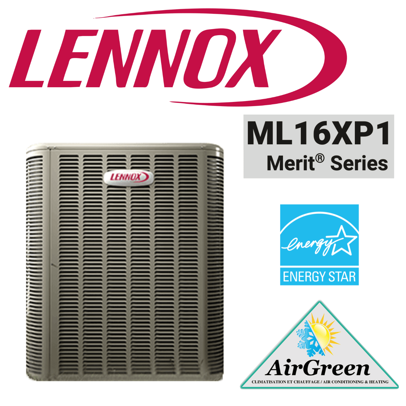 Central Heat Pump Lennox Merit ML16XP1 1.5 Ton Installation