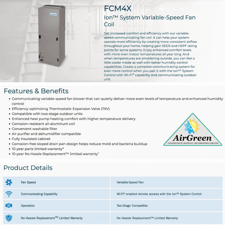 Fournaise électrique COMFORTMAKER 3 Tonnes spec sheet with relevant information