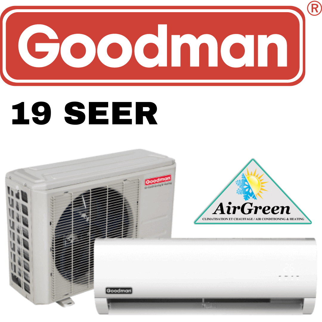 Thermopompe Murale Goodman 19 SEER de 24 000 BTU