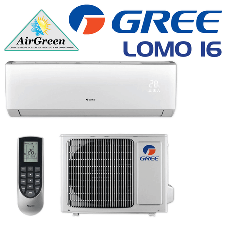 Thermopompe Murale Gree LOMO 16 de 9 000 BTU
