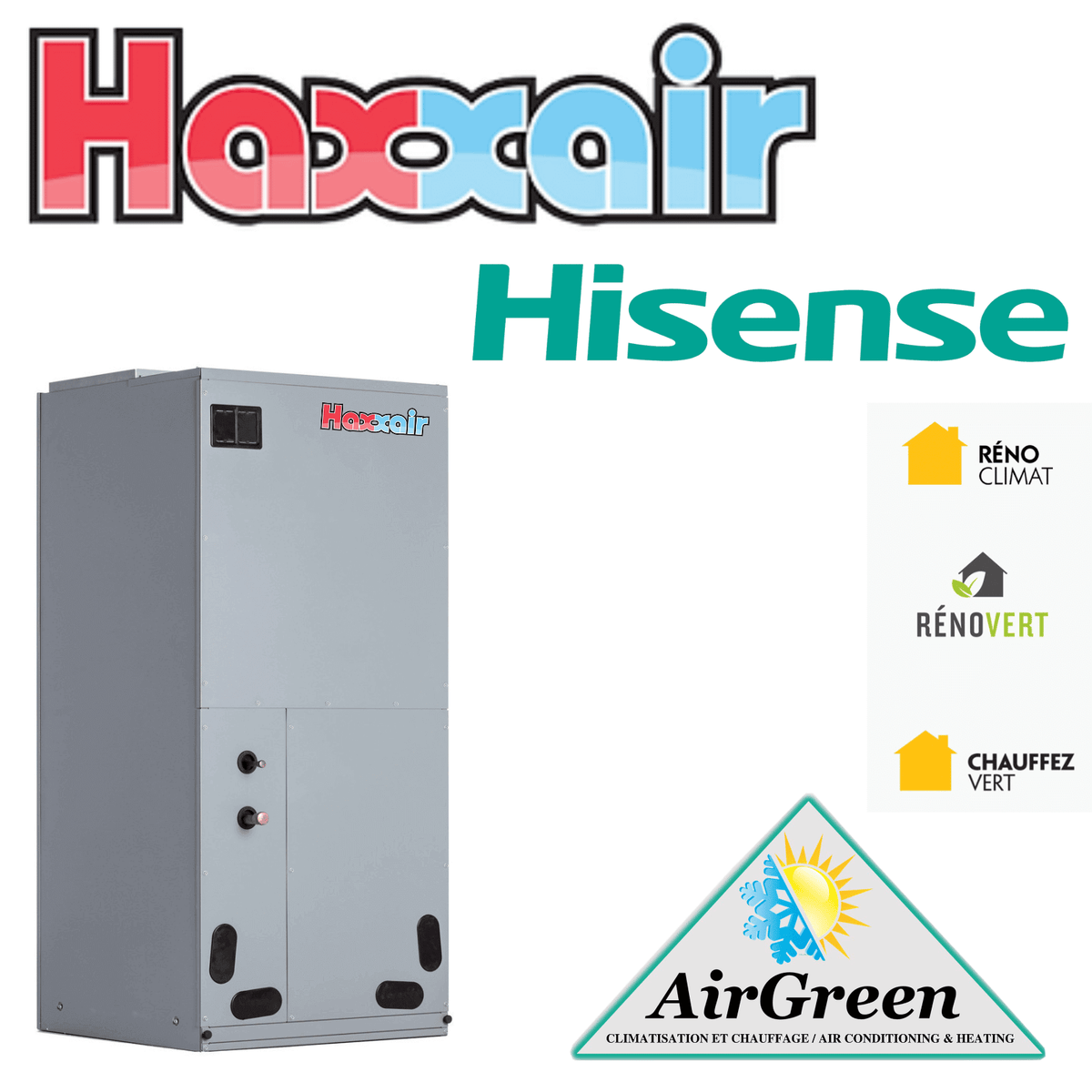 Fournaise électrique HAXXAIR 2 Tonnes