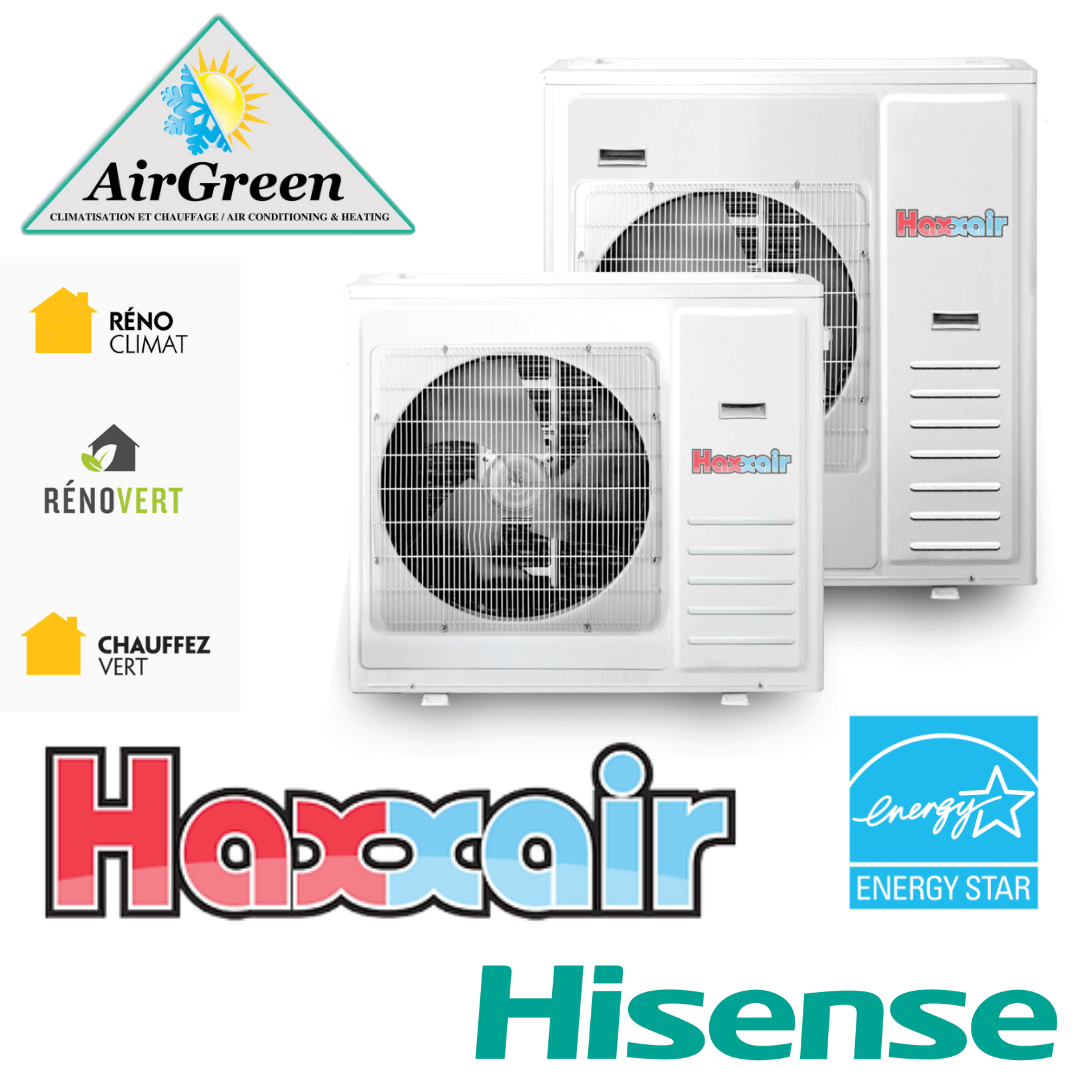 Thermopompe Murale HAXXAIR T2D 12 000 BTU