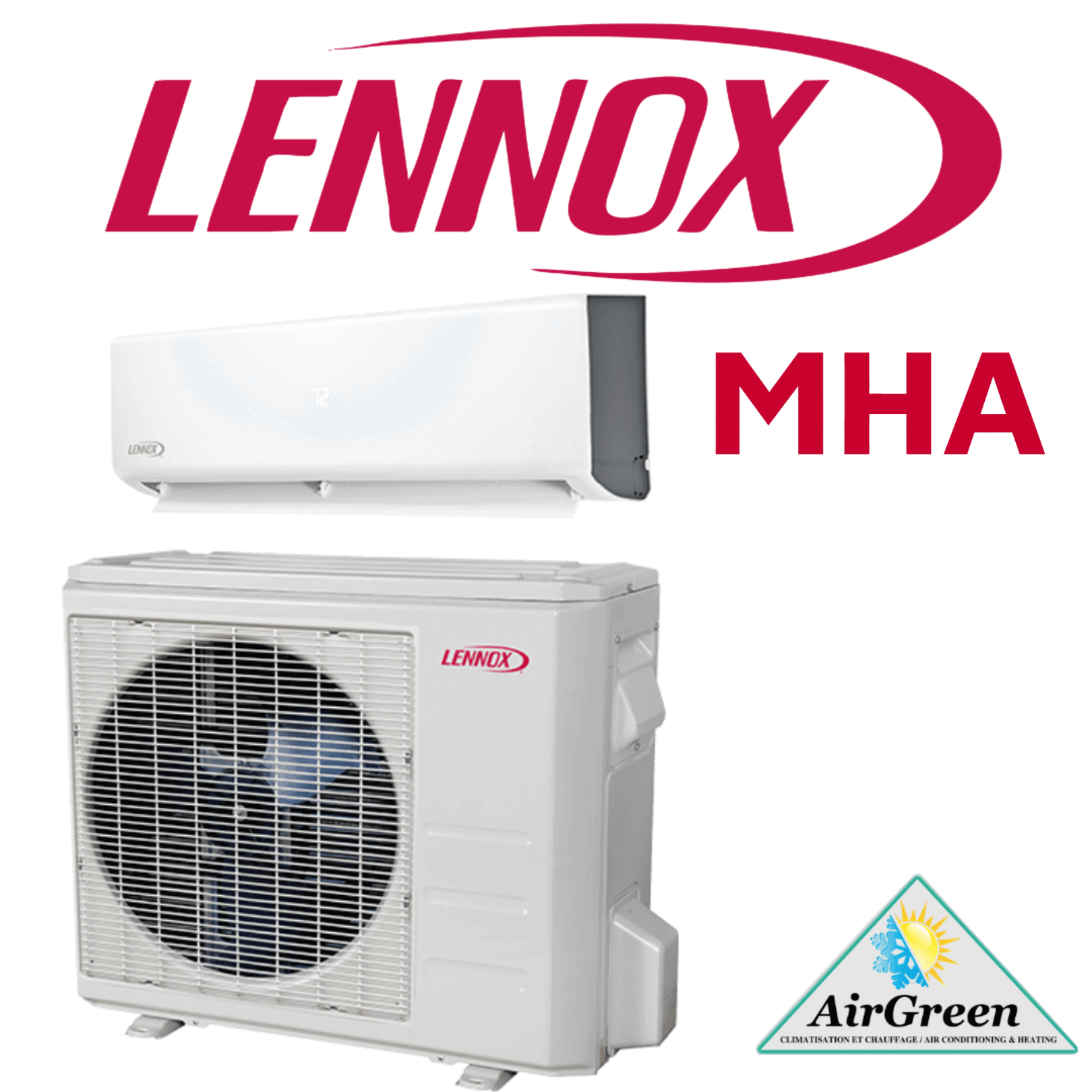 Thermopompe Murale Lennox MHA de 9 000 BTU (115V)