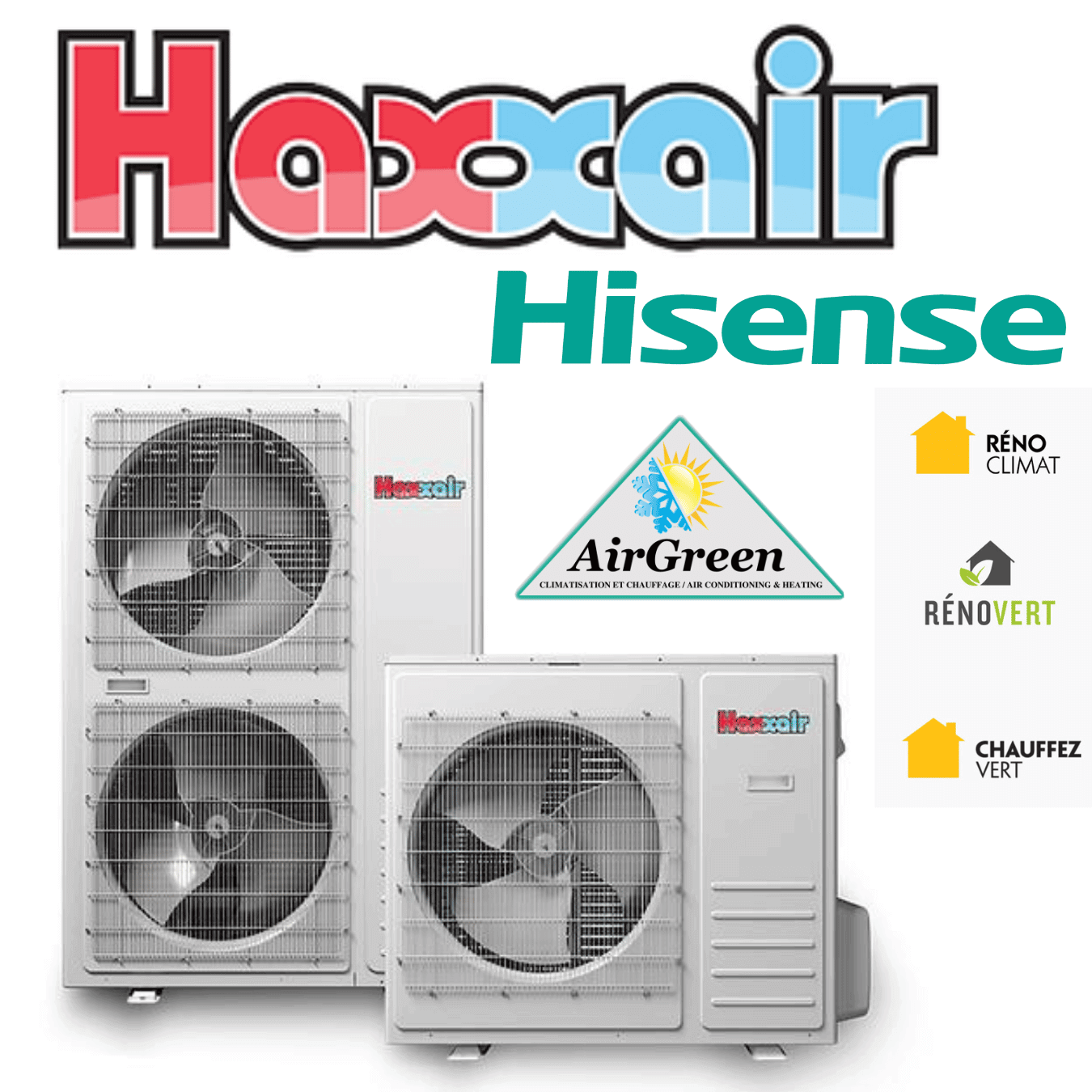 Thermopompe Centrale Haxxair 5 Tonnes