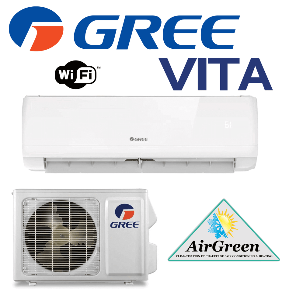 Thermopompe Murale GREE VITA de 18 000 BTU