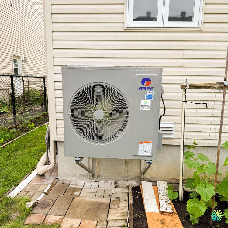 Installation d'une thermopompe centrale GREE FLEXX ULTRA R32 de 3 tonnes à Sorel-Tracy, dans la MRC de Pierre-De Saurel