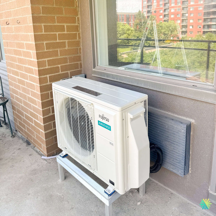 Installation d’une thermopompe murale Fujitsu AIRSTAGE Orion XLTH dans Mercier–Hochelaga-Maisonneuve à Montréal