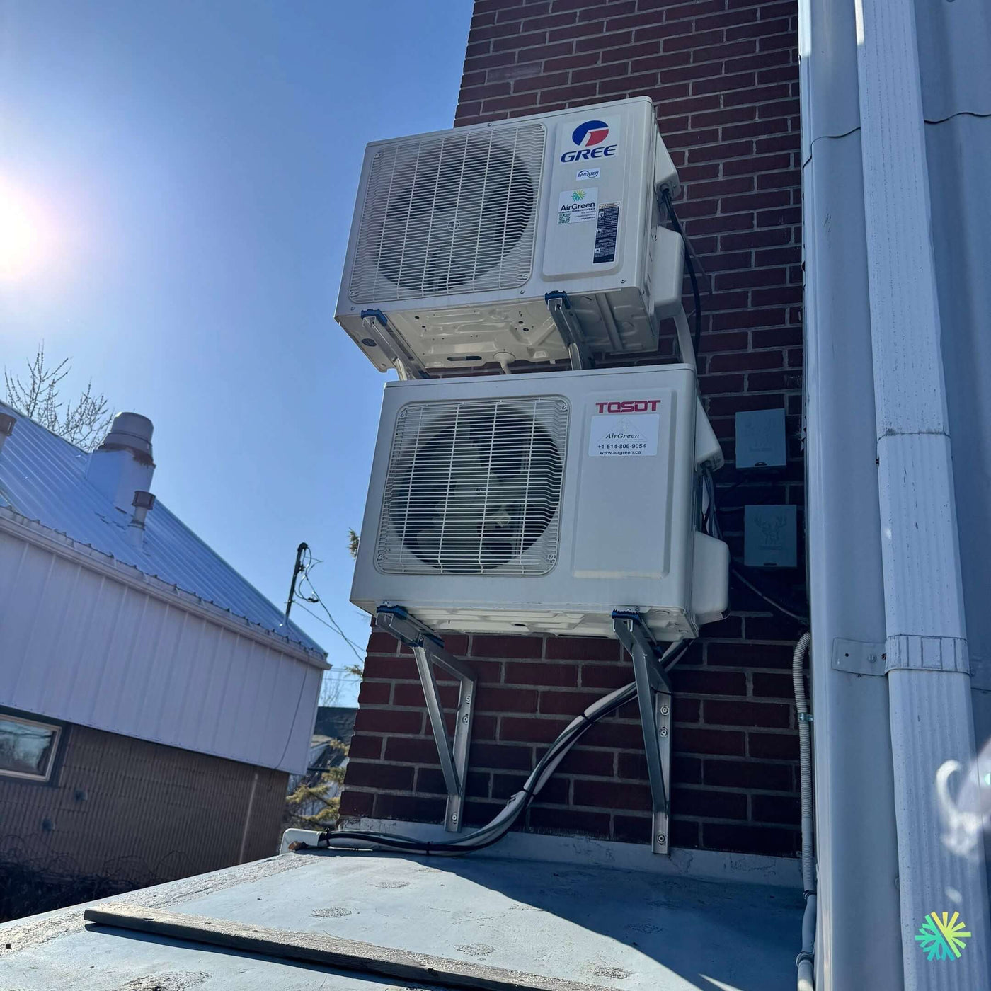 Installation d’une thermopompe murale Gree et Tosot à Ahuntsic-Cartierville