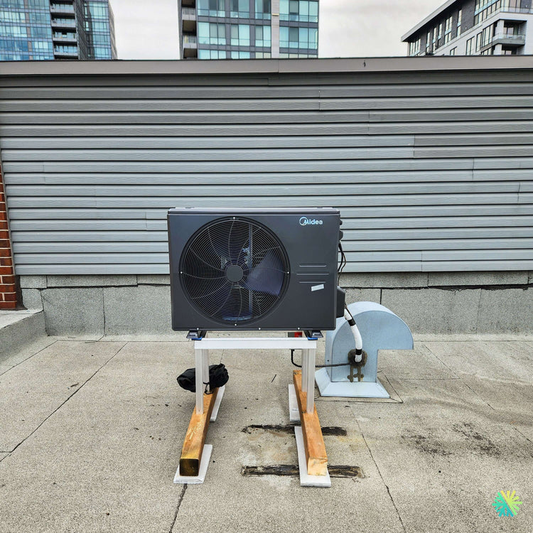 Installation d’une thermopompe centrale MIDEA EVOX G3 2 tonnes à Ville-Marie, Montréal