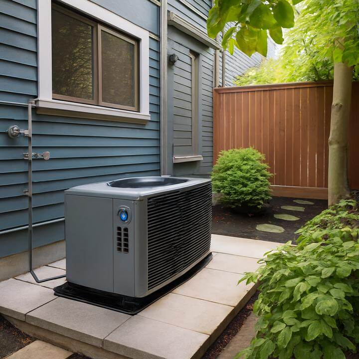 Thermopompe centrale installée à l'extérieur d'une maison - Puis-je installer moi-même un système de thermopompe centrale?