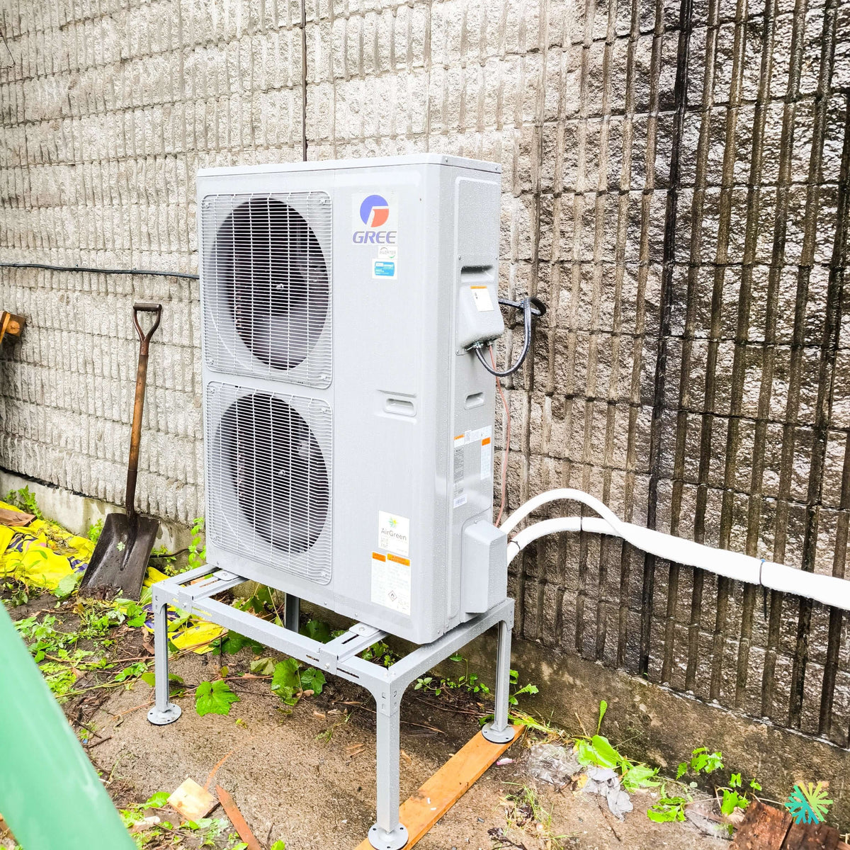 Installation d'une thermopompe centrale GREE FLEXX R32 de 5 tonnes à Saint-Dominique, MRC des Maskoutains