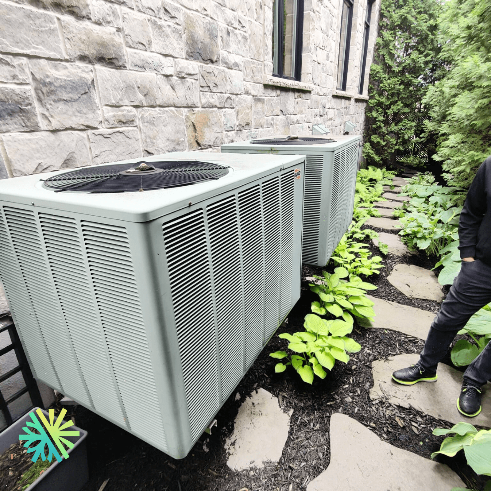 Réparation d’un climatiseur central RUUD à Westmount, Montréal