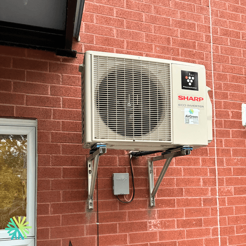 Installation d’une thermopompe murale SHARP ZU1 à Lachine