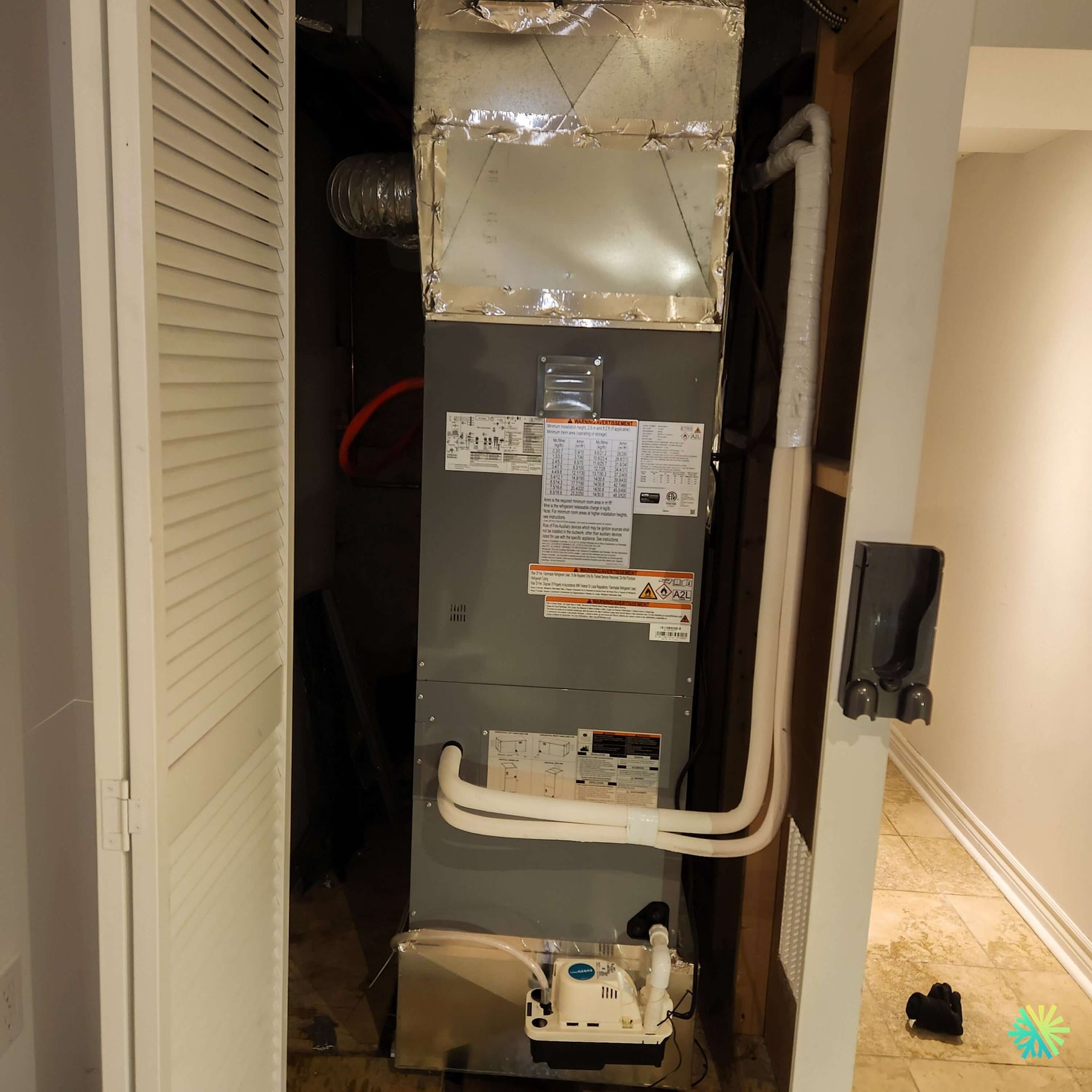 Installation d’une Fournaise Électrique MIDEA EVOX G3 2.5 tonnes – Système Central avec Air Handler à Terrebonne
