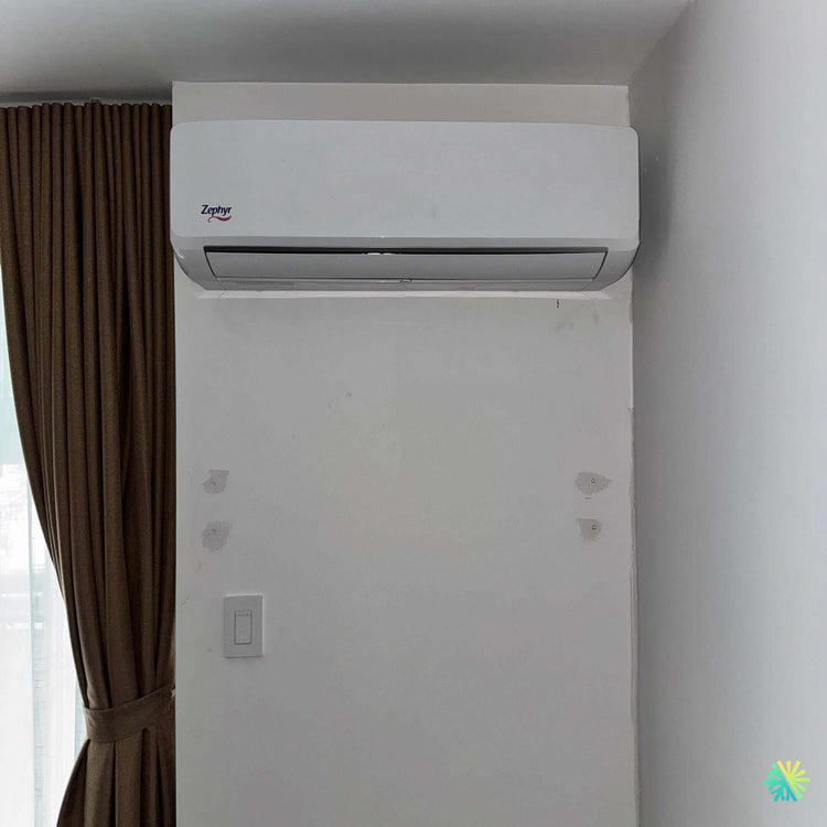 Installation d’une Zephyr thermopompe murale à Ville-Marie