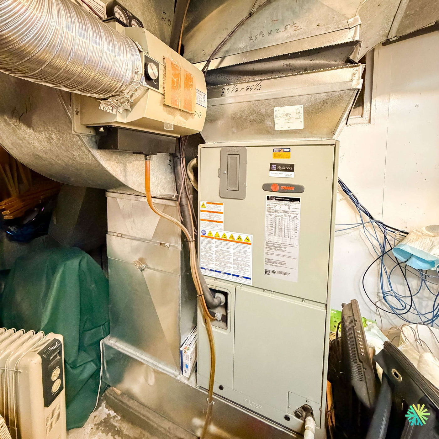 Réparation d’une Fournaise électrique Trane au Vieux-Port