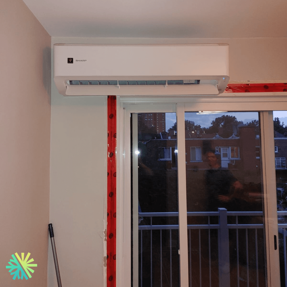 Installation of a SHARP ZU1 Mini Split Heat Pump in Oka, North Shore