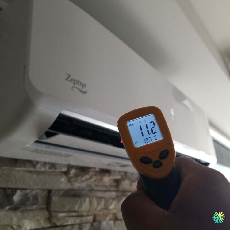 Réparation d’un climatiseur mural Zephyr à Sainte-Julie