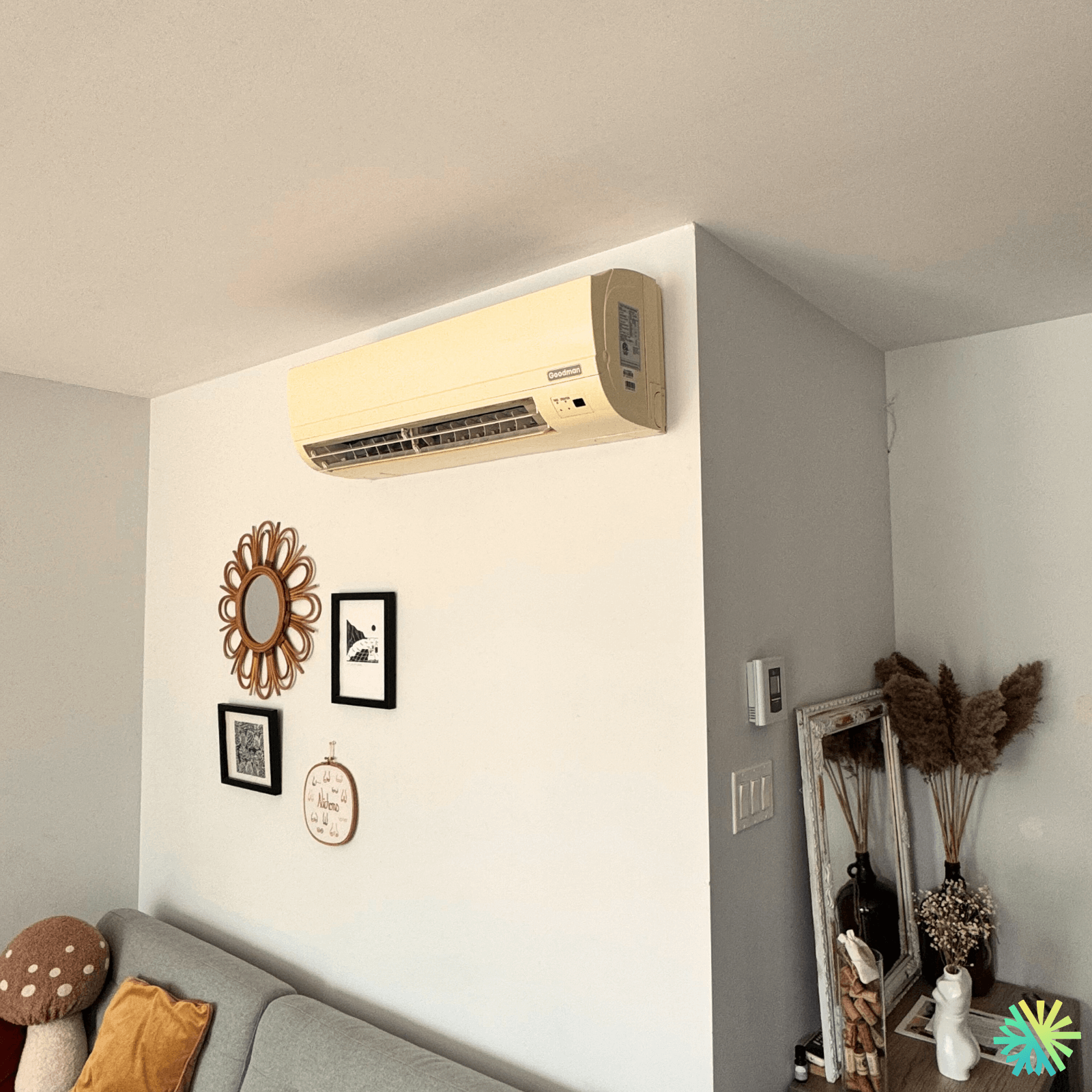 Réparation d’une thermopompe murale Goodman à Rosemont–La Petite-Patrie (Montréal)