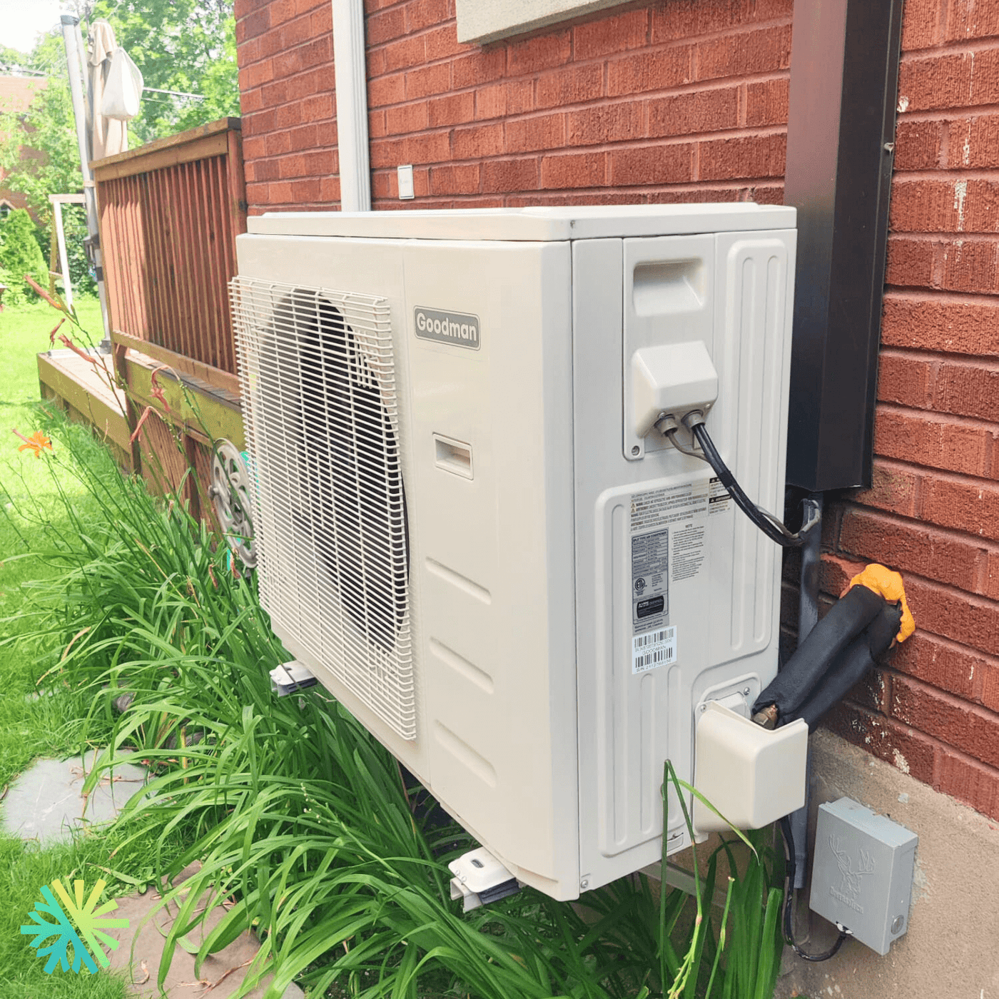 Réparation d’une thermopompe mini split Goodman à Senneville