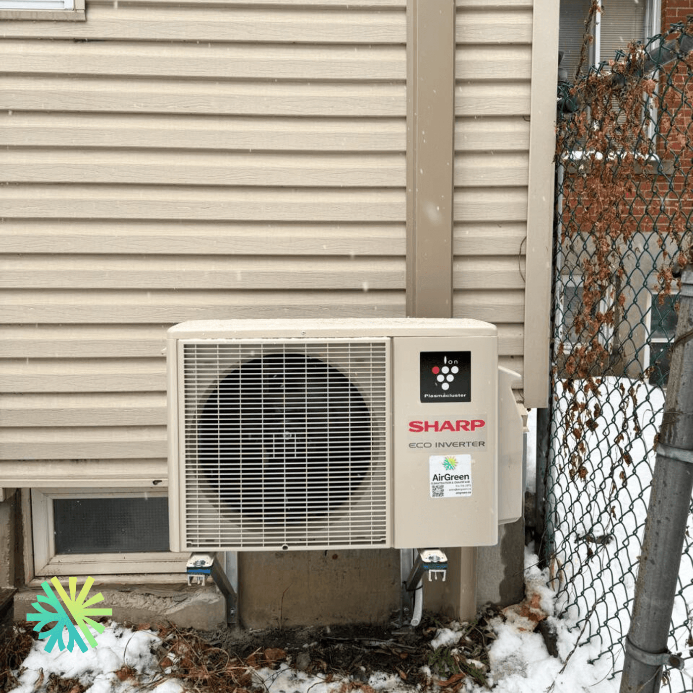 Installation d’une thermopompe murale SHARP ZU1 à Longueuil