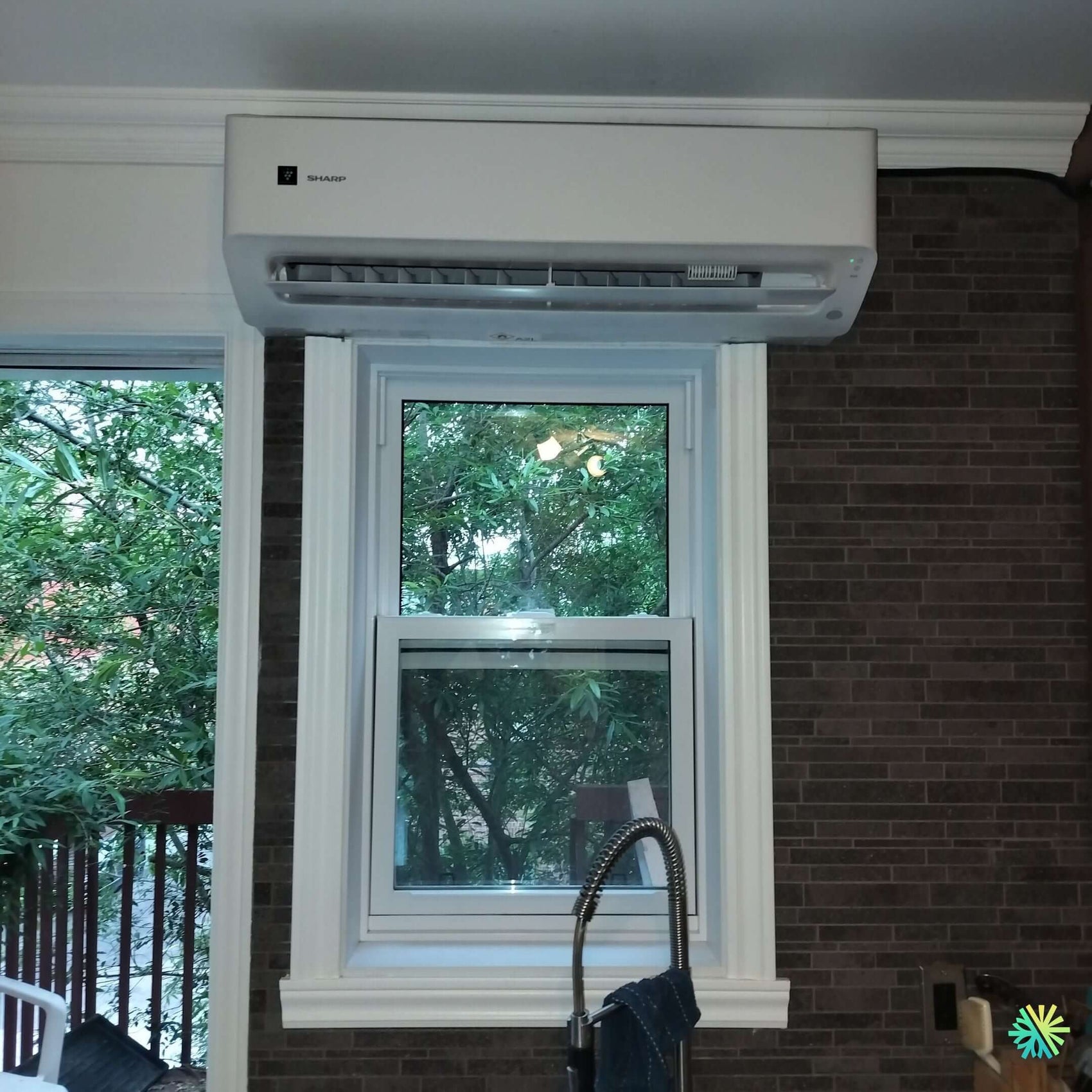 Installation d’une Sharp ZU1 thermopompe murale à Rosemont–La Petite-Patrie
