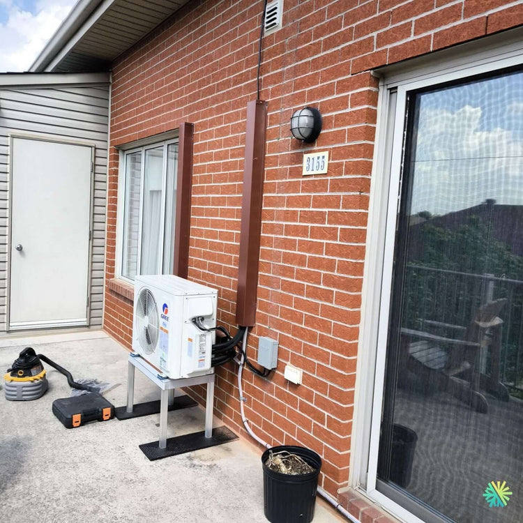 Installation d’une Gree (gamme R-32) thermopompe murale à Saint-Léonard