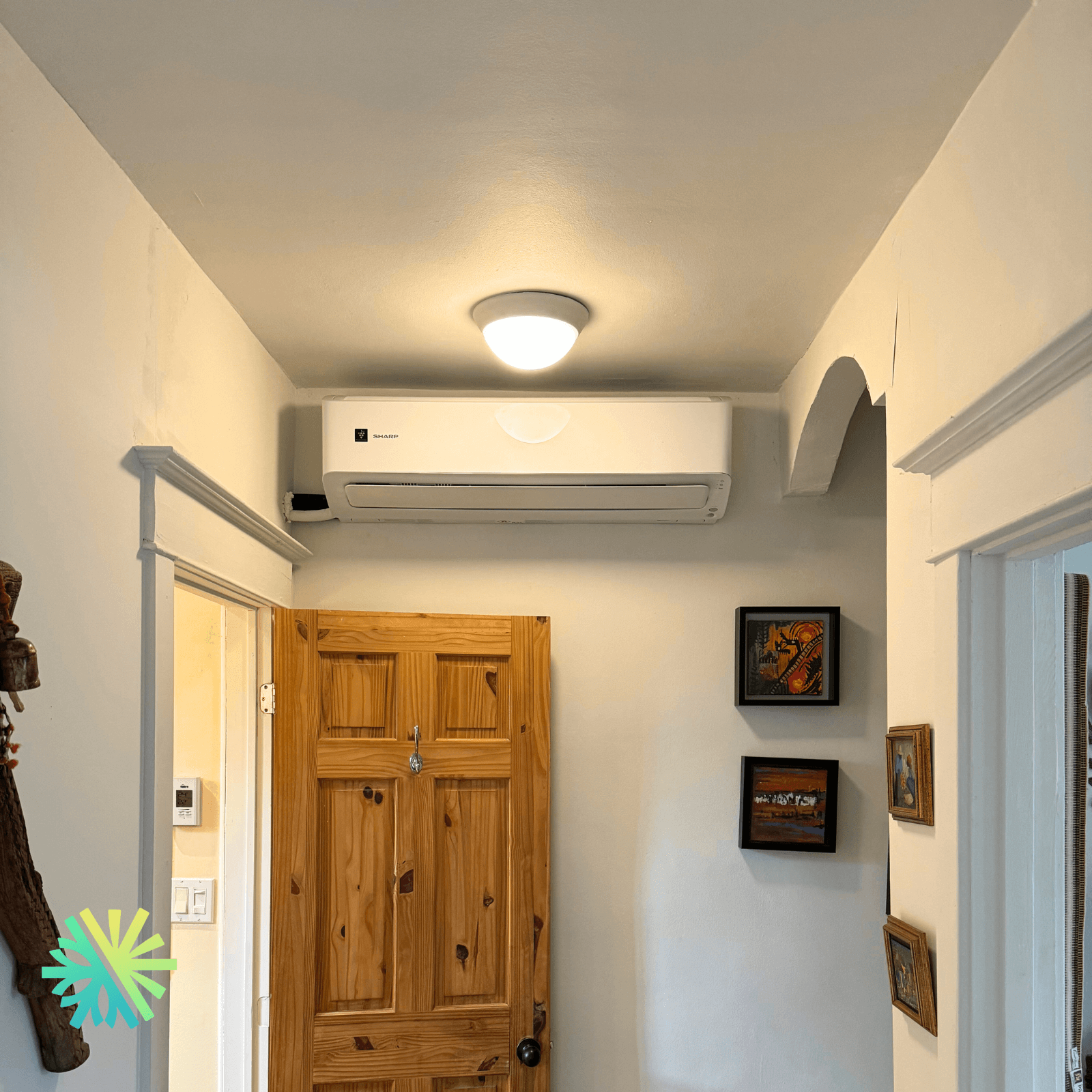 Installation d'une thermopompe murale SHARP ZU1 à Repentigny