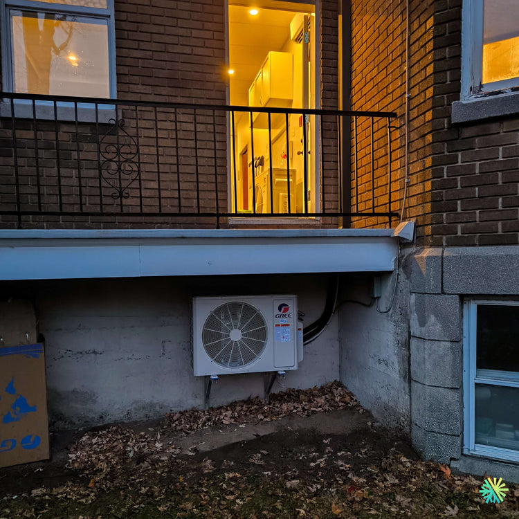 Installation d’une GREE FREE MATCH R32 Thermopompe DoubleZone 2 têtes à Terrebonne