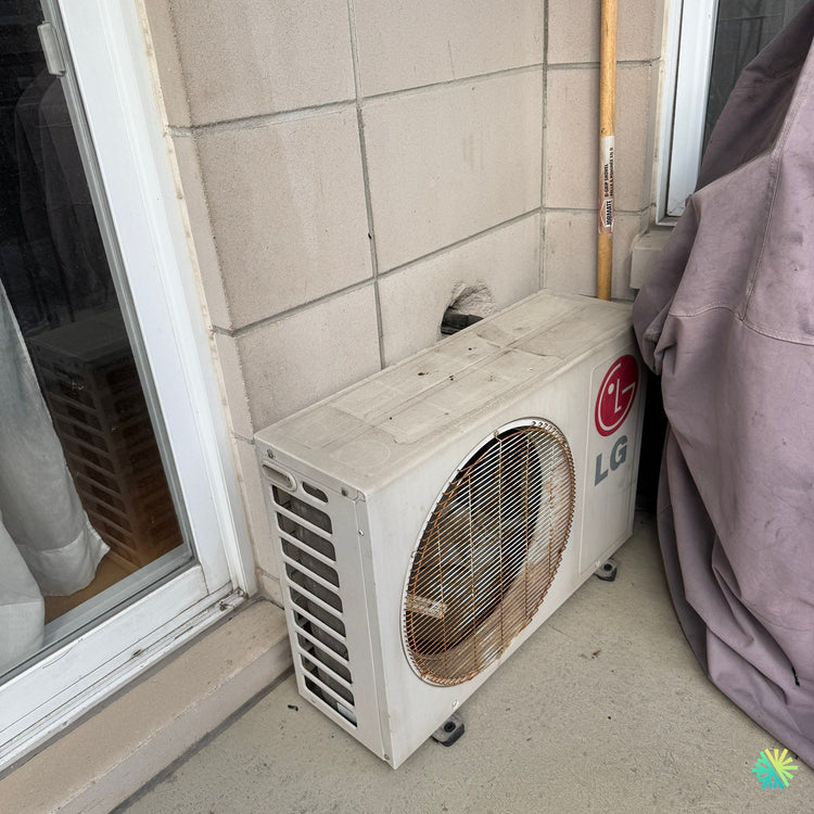 Nettoyage d’une unité extérieure LG à Brossard