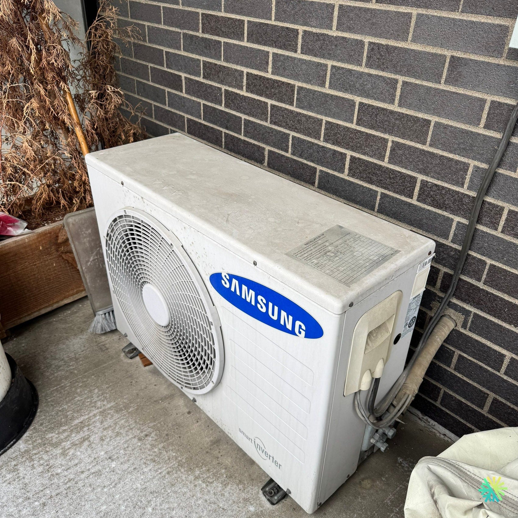 Nettoyage d’une unité extérieure Samsung à Lachine