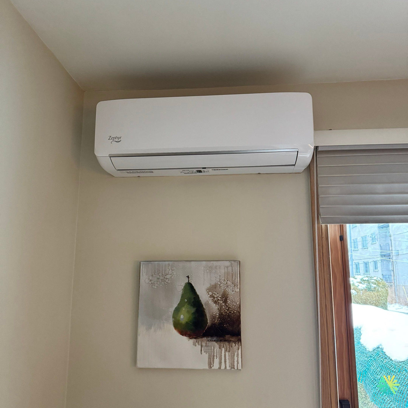 Installation d’une Zephyr thermopompe murale à Rosemont–La Petite-Patrie