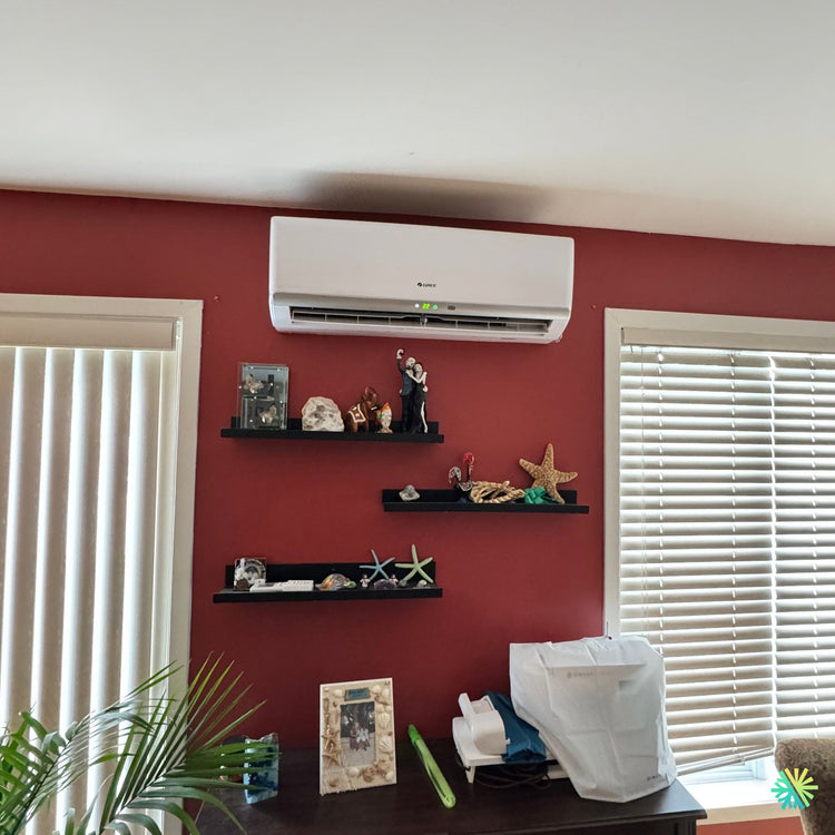 Installation d’une thermopompe murale Gree à La Prairie