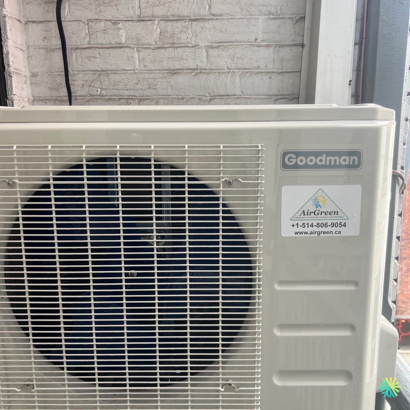 Nettoyage d’une thermopompe centrale Goodman à Sainte-Dorothée