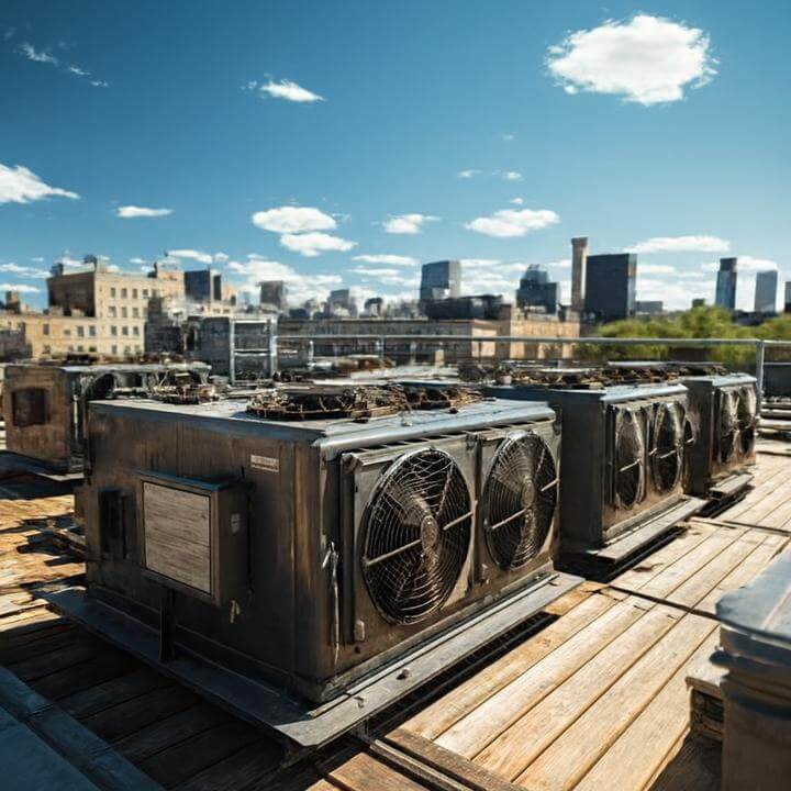 Système de toiture avec unités HVAC, durée de vie moyenne à Montréal, Laval, Longueuil. Quelle est la durée de vie moyenne d'un système de toiture?