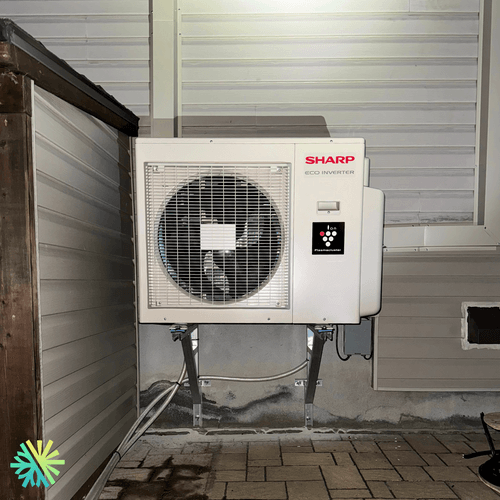 Installation d’une thermopompe triple zone SHARP BU sur la Rive Sud