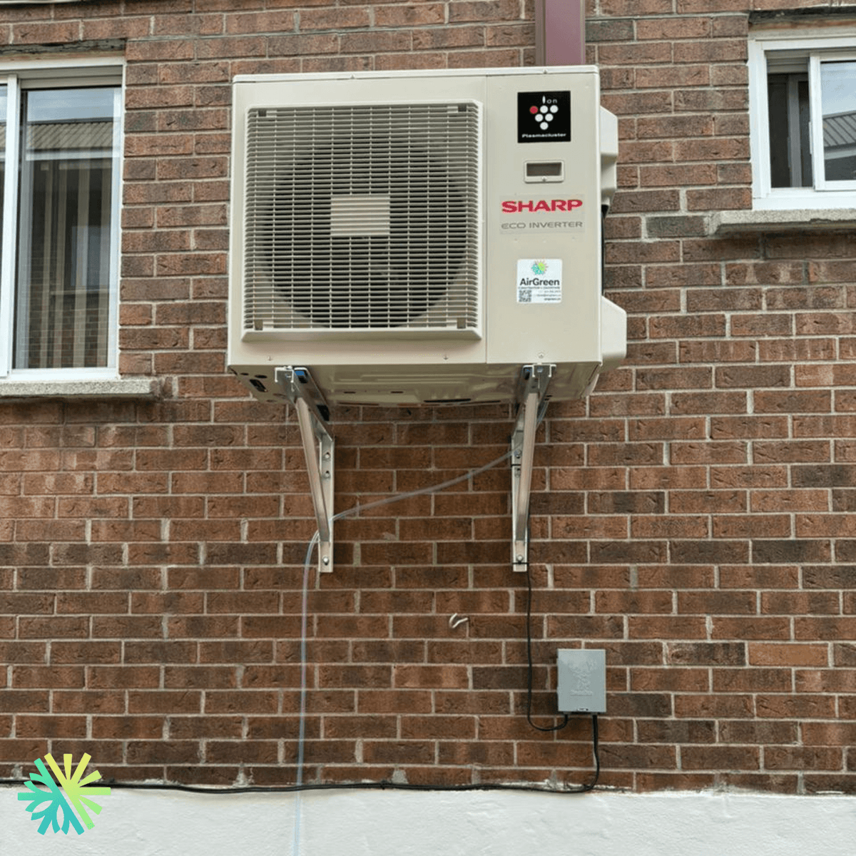 Installation of a Sharp ZU1 Wall-Mounted Heat Pump in Charlemagne, North Shore
