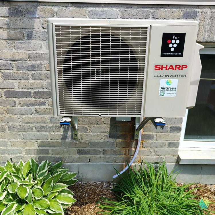 Installation d’une Sharp thermopompe murale Eco Inverter à Sainte-Dorothée (Laval)
