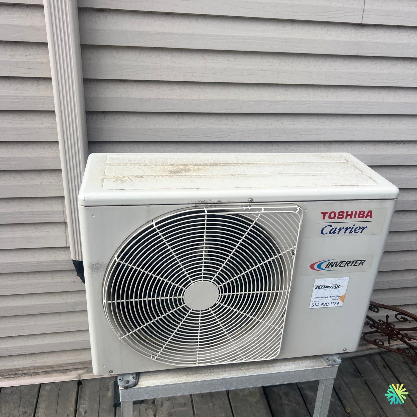 Réparation d’une thermopompe murale Toshiba Carrier à Sainte-Julie