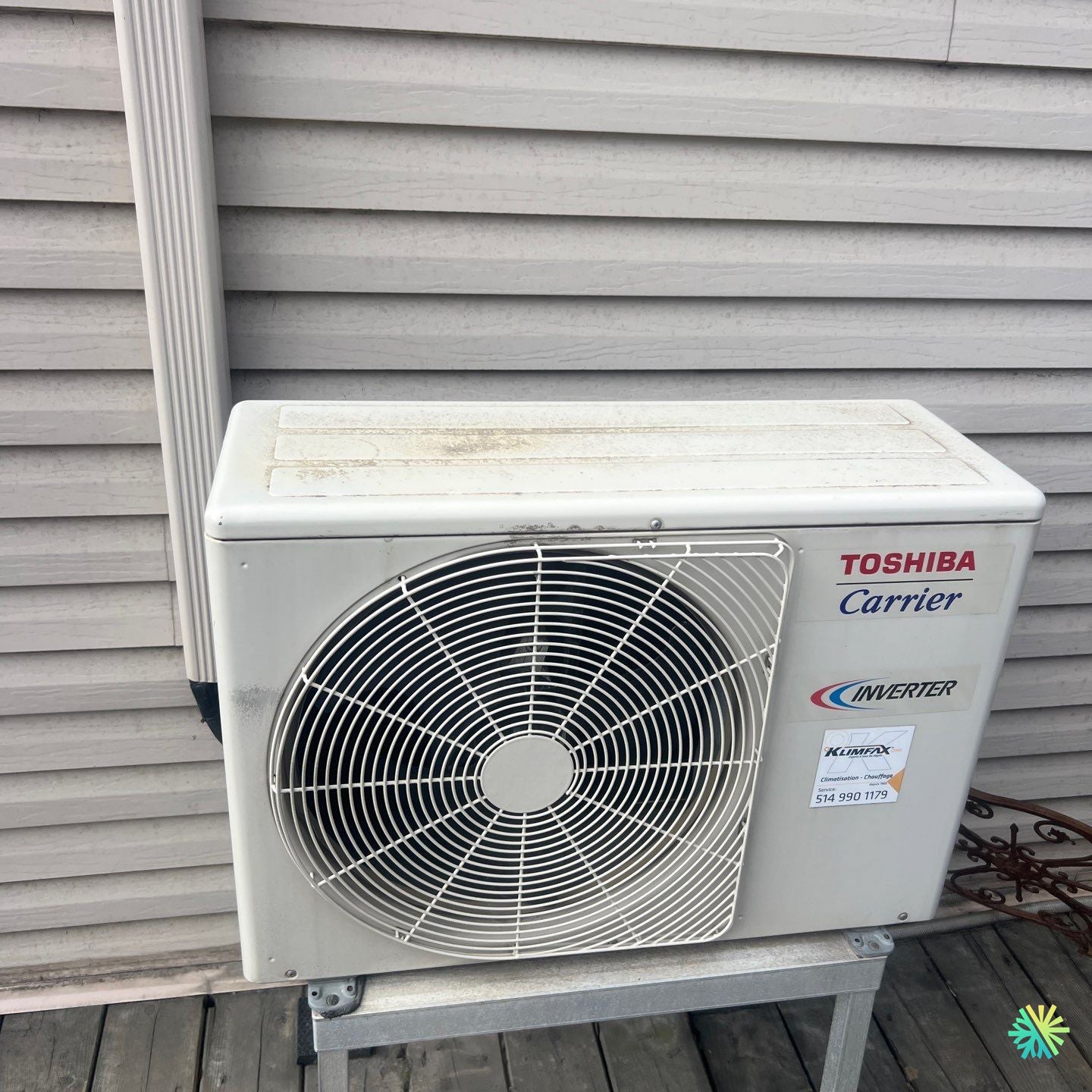 Réparation d’une thermopompe murale Toshiba Carrier à Sainte-Julie