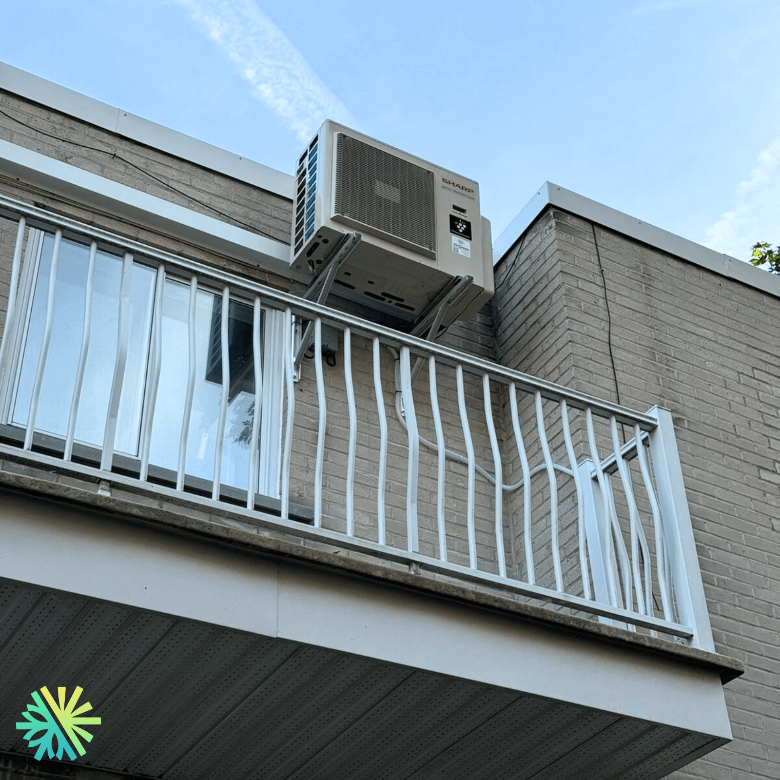 Installation of a Sharp ZU1 Mini Split in Plateau-Mont-Royal – AirGreen ...
