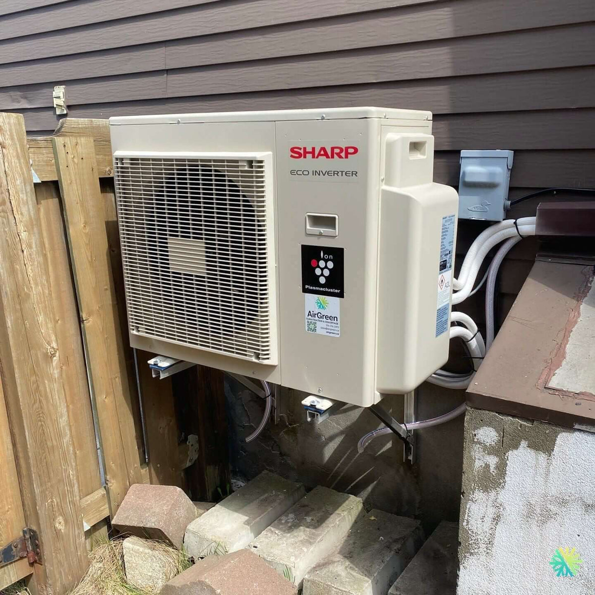 Installation d’une Sharp Eco Inverter thermopompe murale à Sainte-Rose (Laval)
