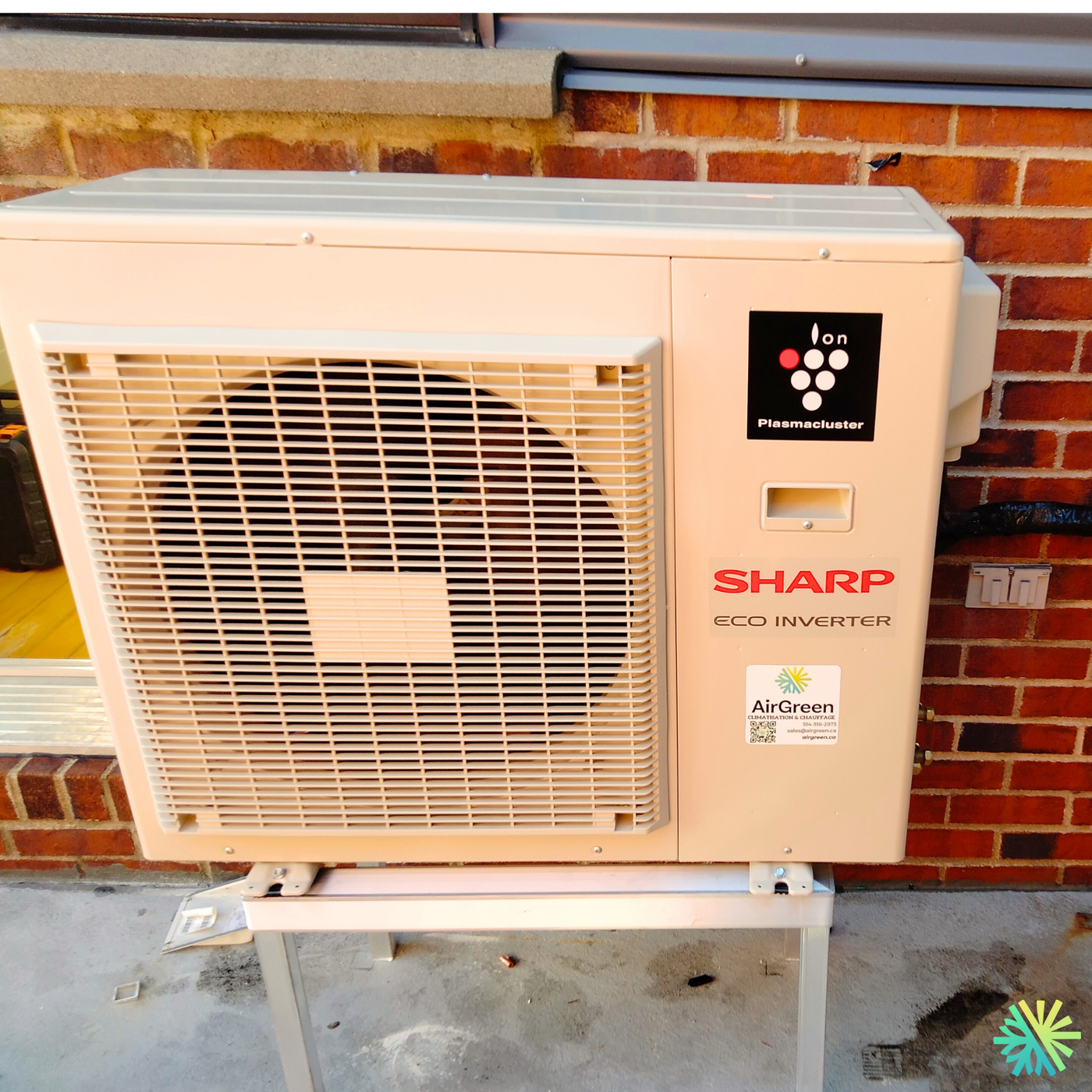 Installation d’une thermopompe murale Sharp ZU1 à Rosemont–La Petite-Patrie (Montréal)