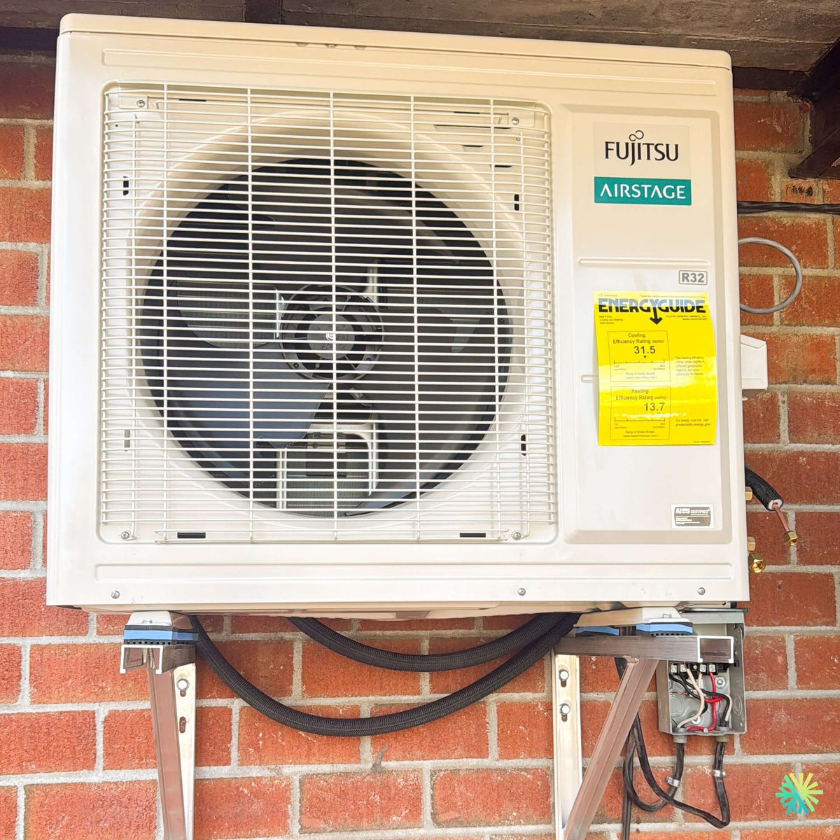 Installation d’une thermopompe murale FUJITSU AIRSTAGE ORION XLTH à Massueville, en Montérégie sur la Rive-Sud