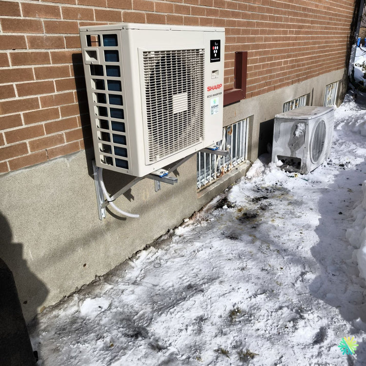 Installation d’une thermopompe murale Sharp ZU1 à Saint-Léonard