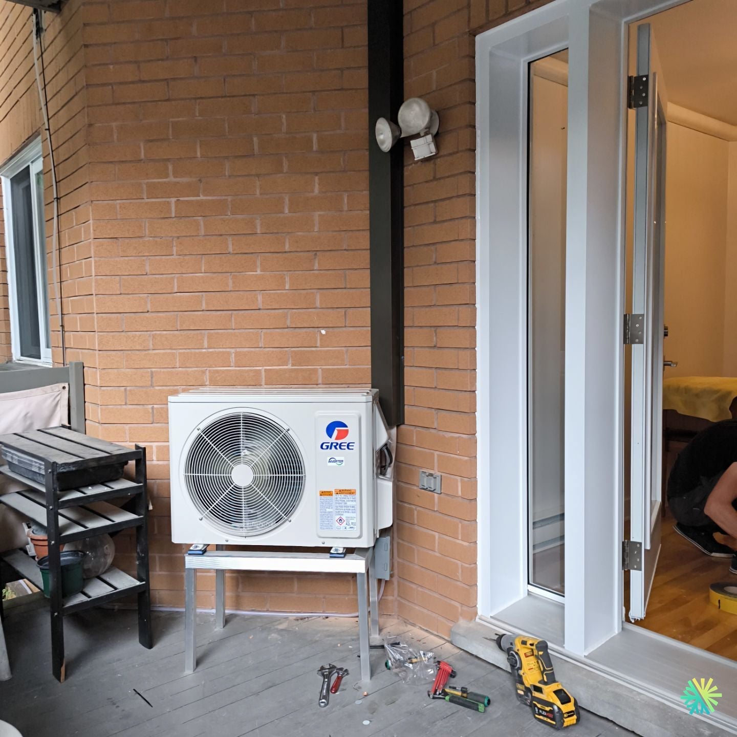 Installation d’une GREE thermopompe murale à Rosemont–La Petite-Patrie