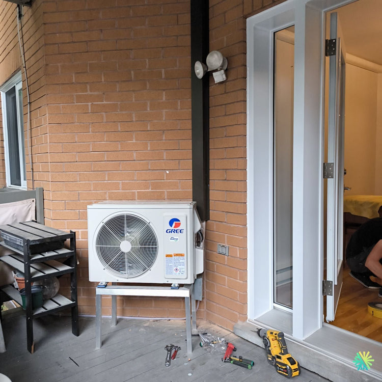 Installation d’une GREE thermopompe murale à Rosemont–La Petite-Patrie